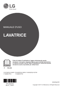 Manuale LG F4J9JS2T Lavatrice