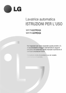 Manuale LG WF-T1022TPX Lavatrice