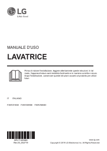 Manuale LG F4WV509S0 Lavatrice