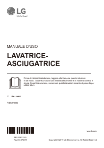 Manuale LG F4DV910H2 Lavasciuga
