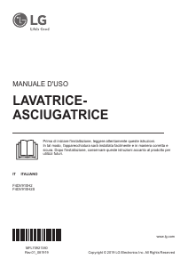 Manuale LG F4DV910H2S Lavasciuga