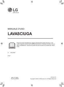 Manuale LG F4DT408AIDD Lavasciuga