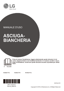 Manuale LG RC80U2AV4D Asciugatrice