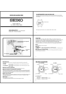 Handleiding Seiko 5M43 Uurwerk