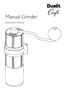 Manual Dualit 85117 Coffee Grinder