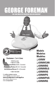 Mode d’emploi George Foreman GR50VRQ Grill