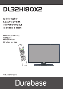 Handleiding Durabase DL32H180X2 LED televisie