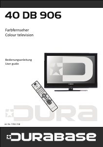Bedienungsanleitung Durabase 40DB906 LED fernseher