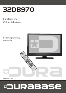 Bedienungsanleitung Durabase 32DB970 LED fernseher