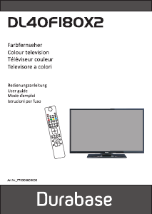 Bedienungsanleitung Durabase DL40F180X2 LED fernseher