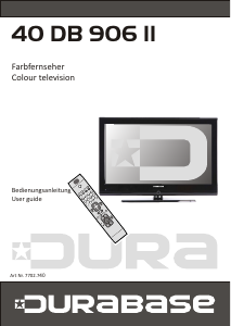 Bedienungsanleitung Durabase 40DB90611 LED fernseher