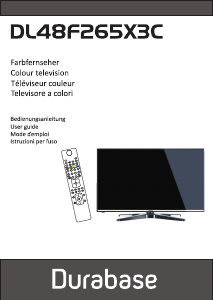 Handleiding Durabase DL48F265X3C LED televisie