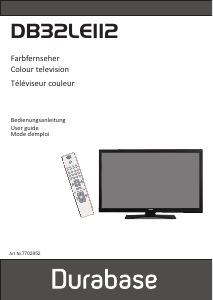 Manual Durabase DB32LE112 LED Television