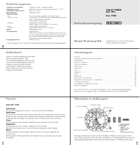 Handleiding Seiko 7T84 Uurwerk