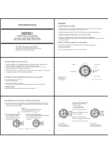 Handleiding Seiko 8F35 Uurwerk