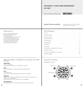 Handleiding Seiko H024 Uurwerk