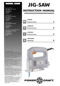 Käyttöohje Power Craft 61000 Kuviosaha