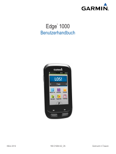 Bedienungsanleitung Garmin Edge 1000 Fahrradcomputer