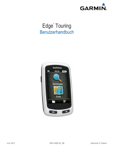 Bedienungsanleitung Garmin Edge Touring Plus Fahrradcomputer