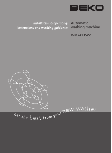 Manual BEKO WM 74135 W Washing Machine