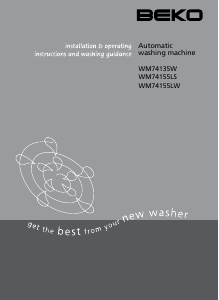 Manual BEKO WM 74155 LW Washing Machine