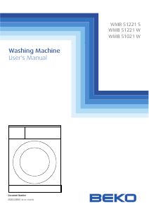 Handleiding BEKO WMB 51021 W Wasmachine