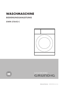 Bedienungsanleitung Grundig GWN 57442 C Waschmaschine