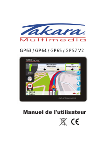 Mode d’emploi Takara GP63 Système de navigation