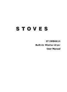 Manual Stoves STIWD8614 Washer-Dryer