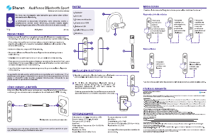 Manual de uso Steren AUD-7612 Headset