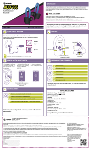 Manual de uso Steren AUD-795 Auriculares