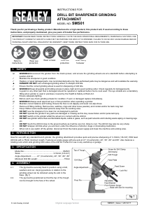Handleiding Sealey SMS01 Boor bit slijpmachine