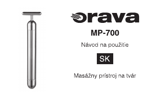 Návod Orava MP-700 Masážne zariadenie