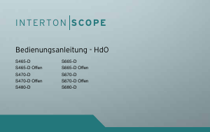 Bedienungsanleitung Interton Scope S465-D Hörgerät