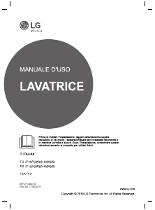 Manuale LG F2J7HN1W Lavatrice
