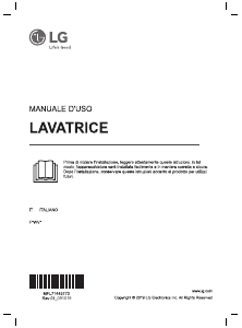 Manuale LG F2WV4S7S0E Lavatrice