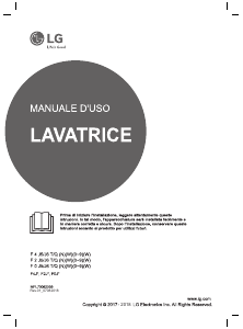 Manuale LG F4J6TN0W Lavatrice