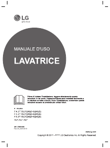 Manuale LG F4J7TY1W Lavatrice