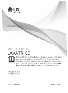Manuale LG F10B8NDA Lavatrice