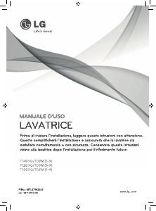 Manuale LG F10B9QD Lavatrice