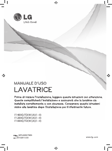 Manuale LG F10B9QDA Lavatrice