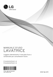 Manuale LG F12A8NDSA Lavatrice