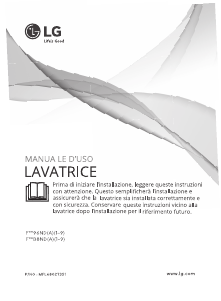 Manuale LG F1096NDA Lavatrice