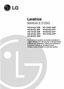 Manuale LG WD-10160TP Lavatrice