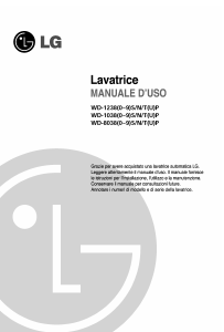Manuale LG WD-10384TP Lavatrice