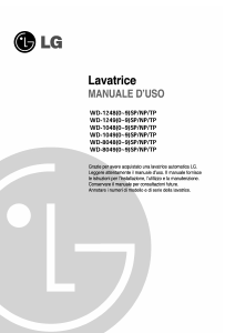 Manuale LG WD-10481NP Lavatrice