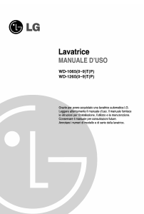 Manuale LG WD-12651T Lavatrice