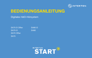 Bedienungsanleitung Interton Start SA70-D Hörgerät
