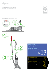 Manual de uso Dyson DC43 Aspirador