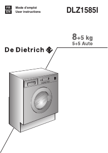 Manual De Dietrich DLZ1585I Washer-Dryer